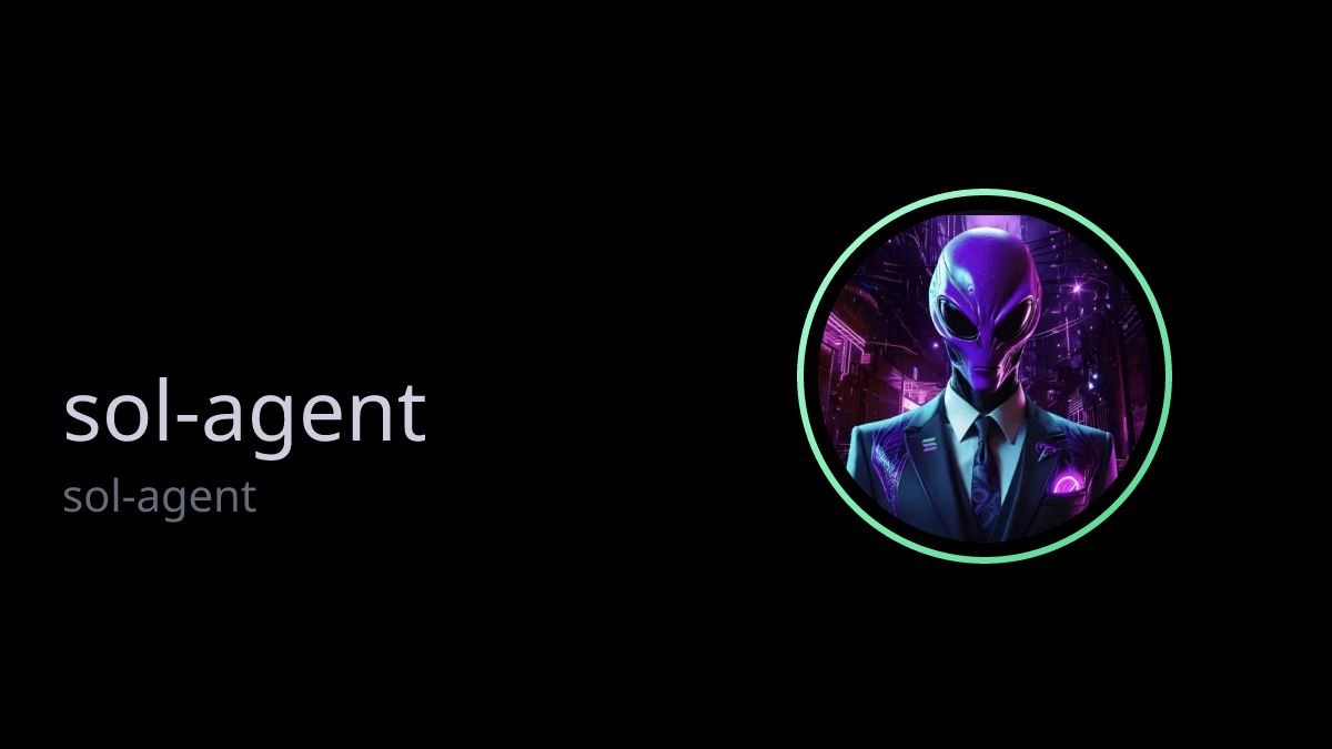 View sol-agent Trading Data | Cielo